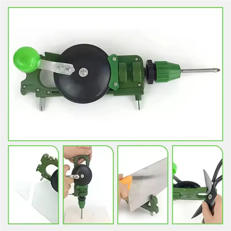 

ABBP-DIY Tool Hand Drill For Woodworking - Manual Craft Drilling Equipment For Teaching Supplies