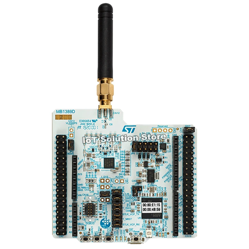 NUCLEO-WL55JC1 STM32 Nucleo-64 development board with STM32WL55JCI MCU, SMPS
