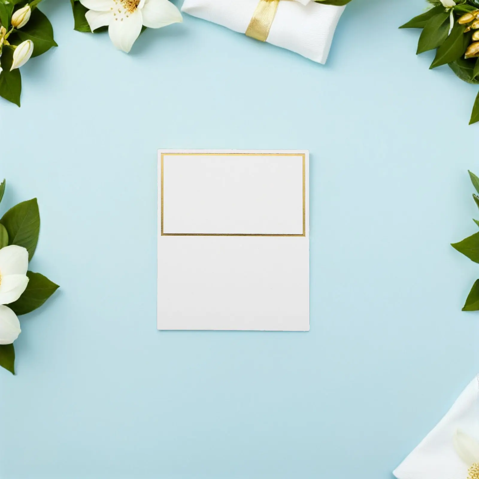 150Pcs Wedding Name Place Card For Events Christmas Foldable Table Cards Sturdy Paper Seating Chart Dinner Parties - view 3