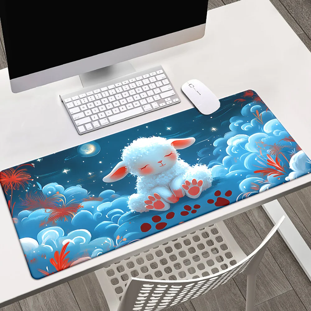 لوحة ماوس بتصميم خروف رائعة - حصيرة مكتب مطاطية مقاومة للماء ومضادة للانزلاق للاستخدام المكتبي للألعاب #2