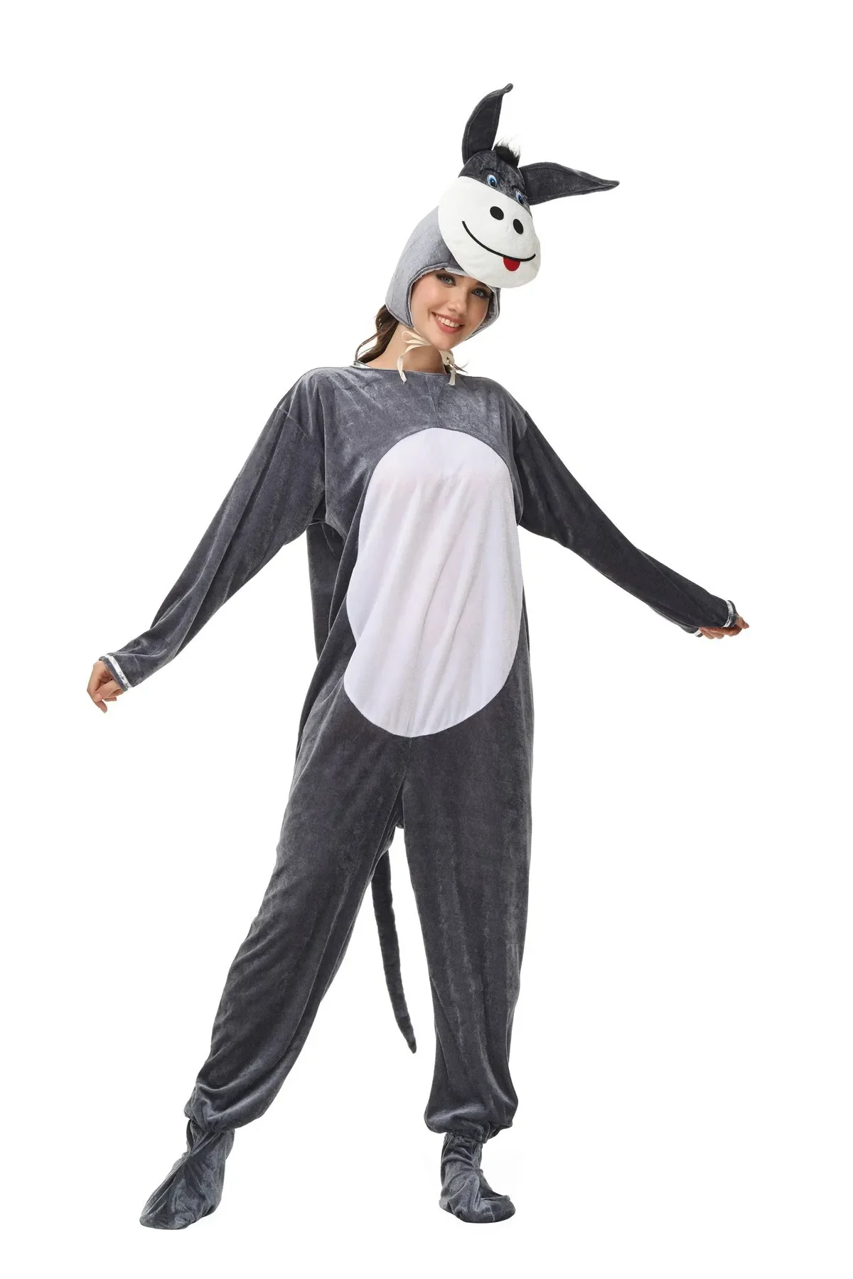 Children's Amusement Park Show Cosplay Donkey Onesie Animal Doll Costume for Kids
