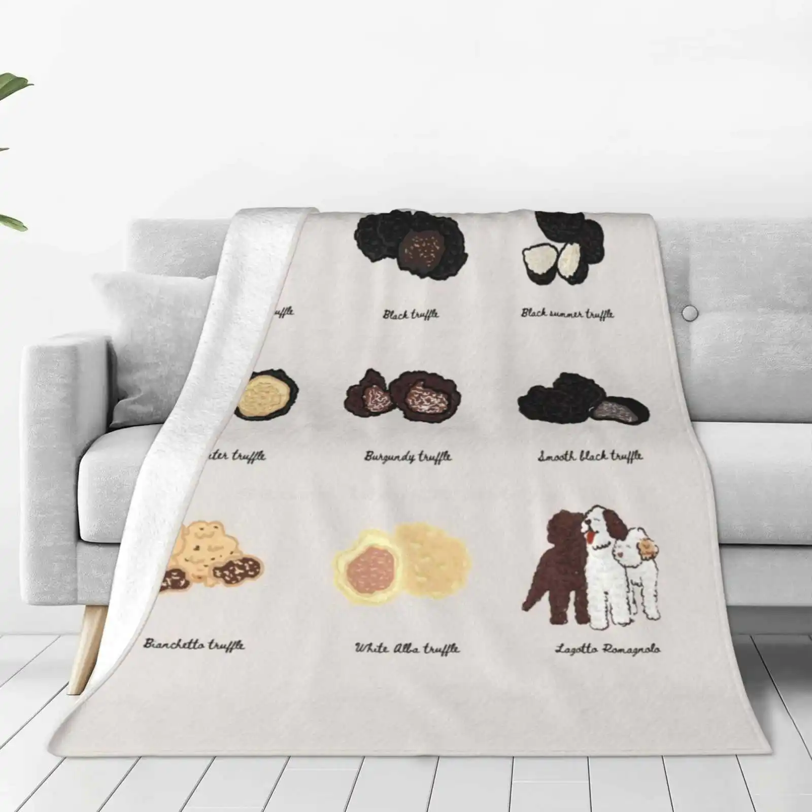 Truffle Hunter Low Price New Print Novelty Fashion Soft Warm Blanket Truffles Black Truffle Truffle Hunting Dogs Doggos Pawsome