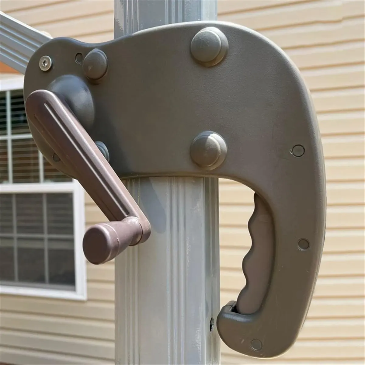 Maniglia per ombrellone Manovella di ricambio per patio esterno, per ombrellone da tavolo da spiaggia, balcone, cortile parasole