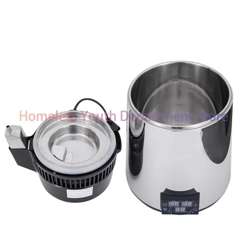 مصنع موزع المياه المقطر للمختبر 4 لتر معدات التعقيم في الساعة