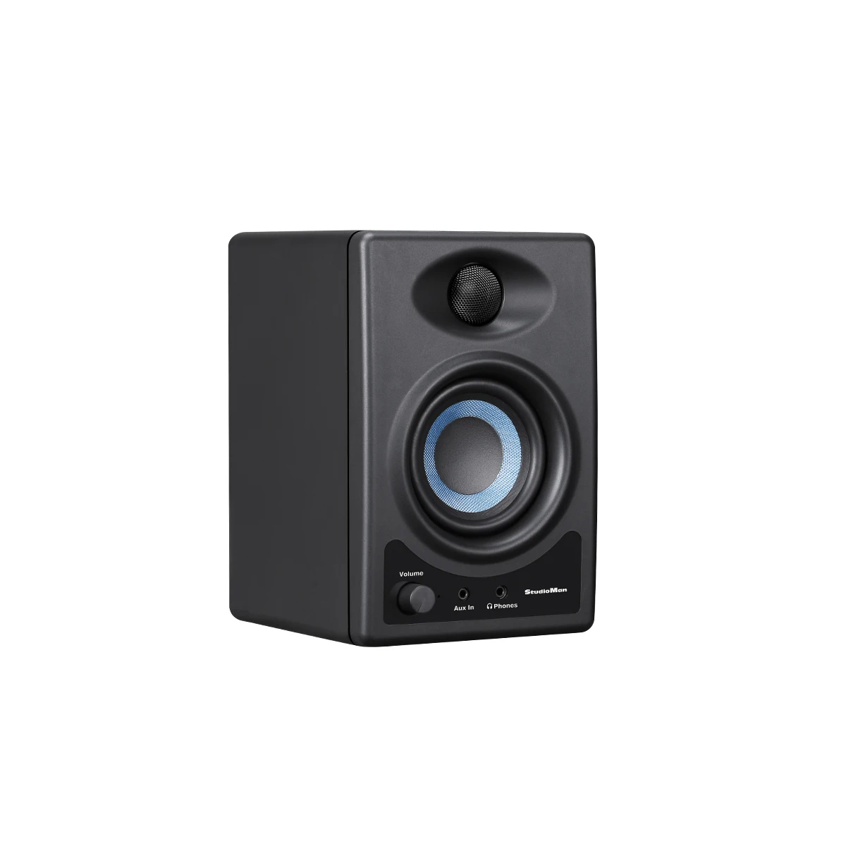 مكبر صوت Studioman MS3 ثنائي الاتجاه بالقرب من Field Active Studio للصوت Hi-Fi، والكمبيوتر المكتبي، وإنتاج الموسيقى الميدانية القريبة