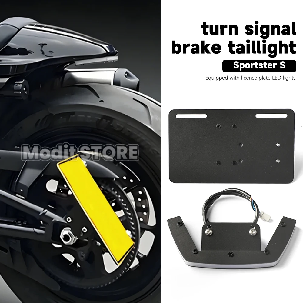 

For Sportster S 1250 RH1250S 2021 2022 2023 2024 2025 New Fender Eliminator Integrated Tail Light Motorcycle Accessories