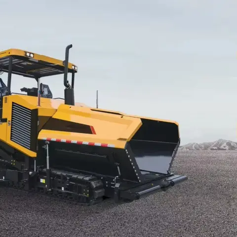 P80C-8H Asphalt Paver, 8m Paving Width, 800T/h High Productivity, Fully Hydraulic Road Construction Machinery