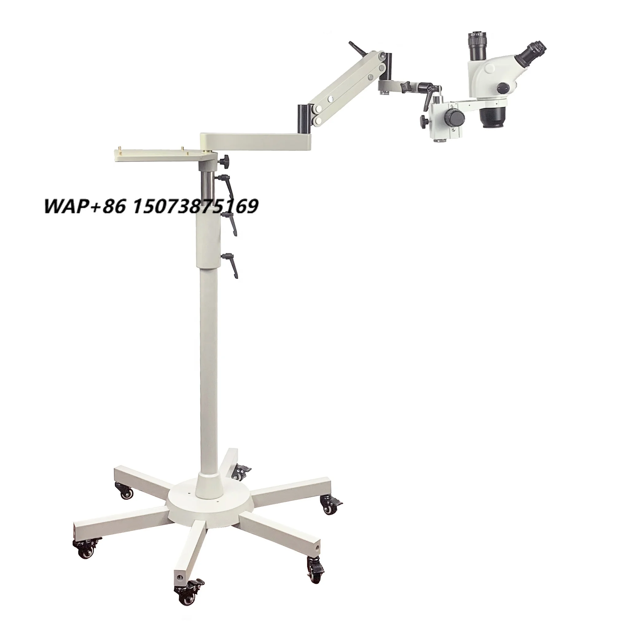 Hot Sale Best Price ZM-65WG2 Microscope With Flexible Universal Pulley Stand