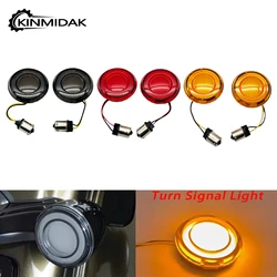 Clignotant arrière de moto à 1156 LED, style balle, lampe pour Harley Touring, foetal de ocia, Fat Boy, Sportster XL, Softail FLSTSB