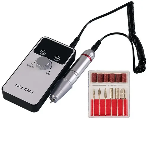 Imagen 1 del producto Nuevo Taladro eléctrico profesional para uñas de 45000RPM, lima de uñas recargable, accesorios para uñas, lijadora de esmalte de uñas de Gel, poco ruido