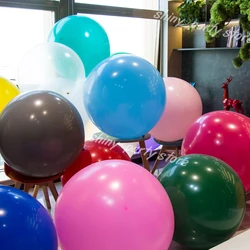 Giant Helium Balloon Wholesale 18/36inch Round Latex Balloons Birthday Wedding Party Christmas Scene Decoration White Big Ballon