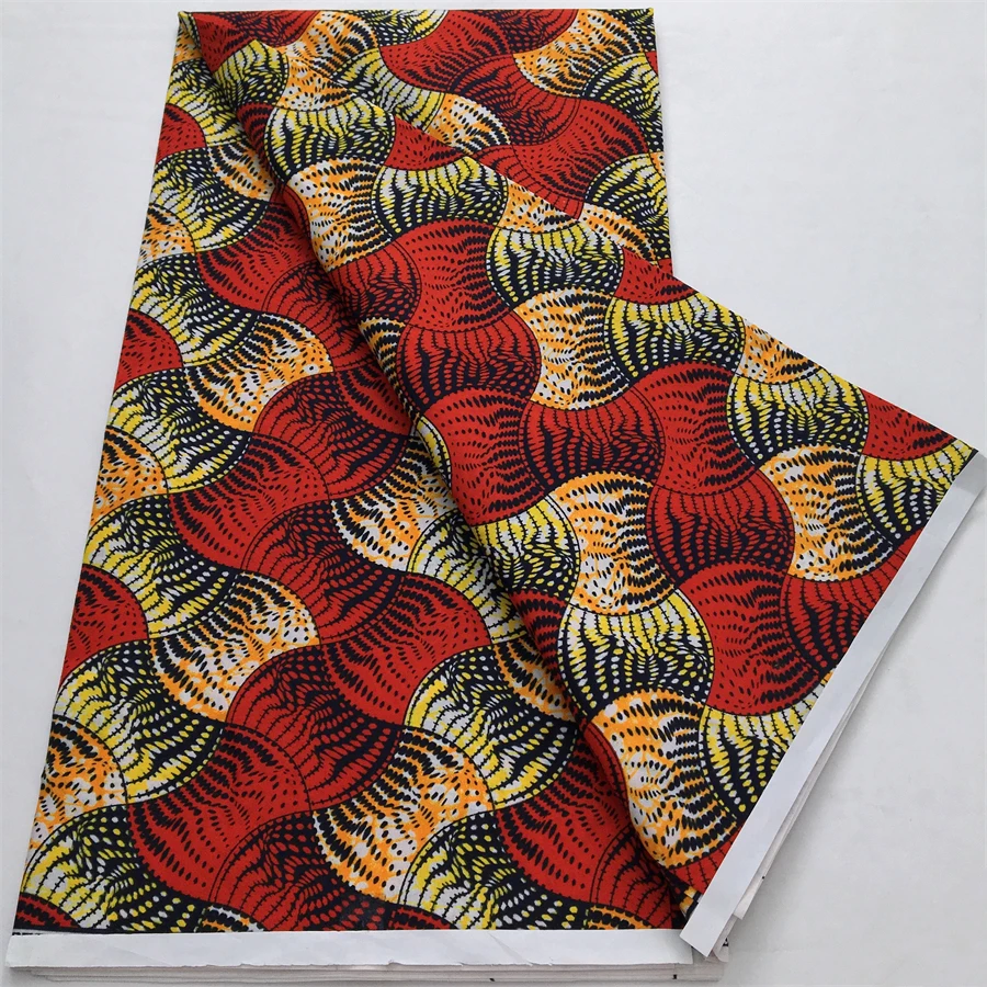 2025 Newest Nigeria Ankara African Wax Fabric DIY Print Tissu Textile Material For Women Sewing Dresses Material Polyester