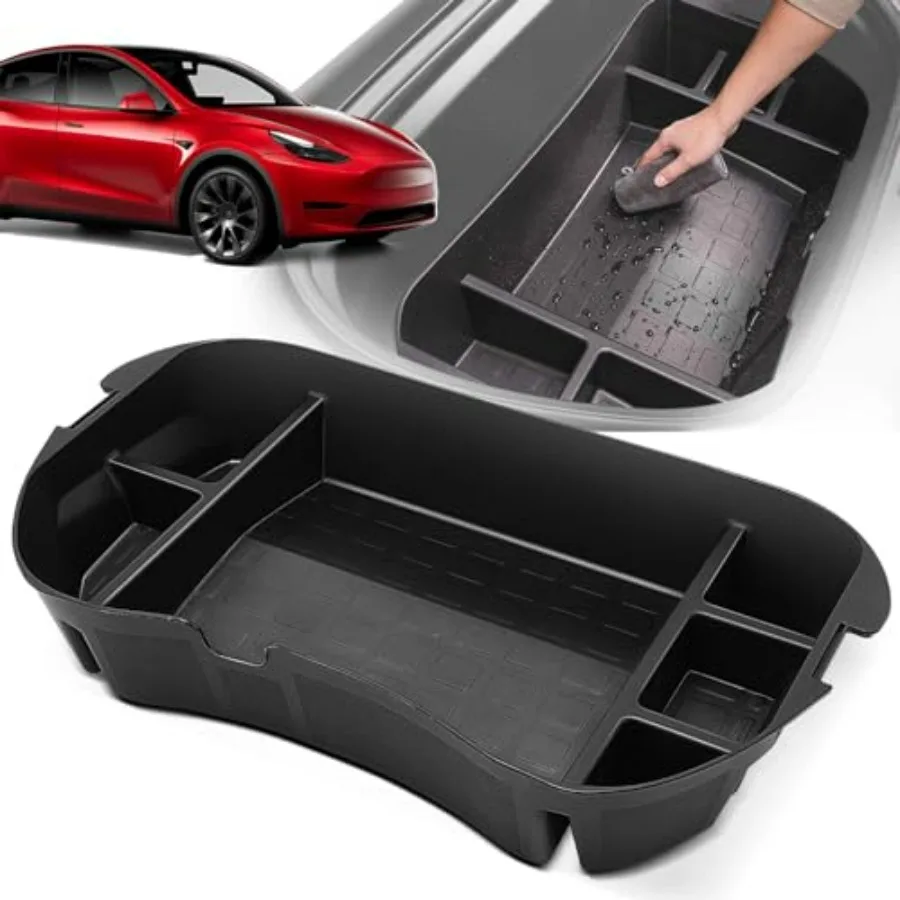 

Органайзер для переднего багажника Tesla Model 3 2017-2020: водонепроницаемые контейнеры для хранения, черный, компактный дизайн