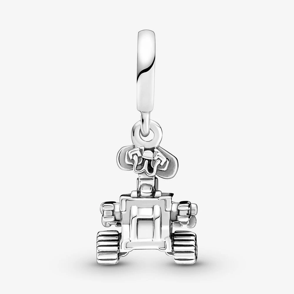 Подходят для оригинальных браслетов Pandora, бусины-подвески Wall-E для женщин, изготовление ювелирных изделий Berloque