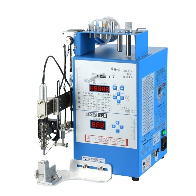 Small multi-function semi-automatic soldering machine, foot-pedal terminal high power