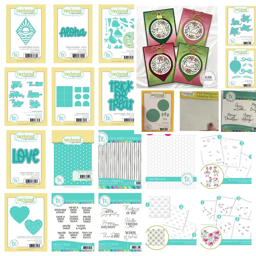 August 2026 Taylored Bitty C'mon It's Halloween Strips Stamp Set - Halloween Ghost Hugs Metal Cutting Dies DIY Scrapbook Calenda