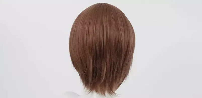 Meu amigo de cervo Nokotan Noko Shikanoko Cosplay perucas 35 cm cabelo sintético marrom