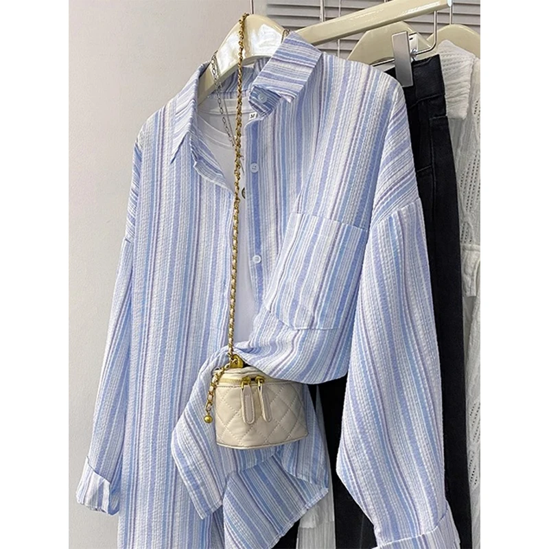 

Мужская демисезонная куртка большого размера в полоску, модная повседневная дышащая верхняя одежда из полиэфирного волокна для молодежи