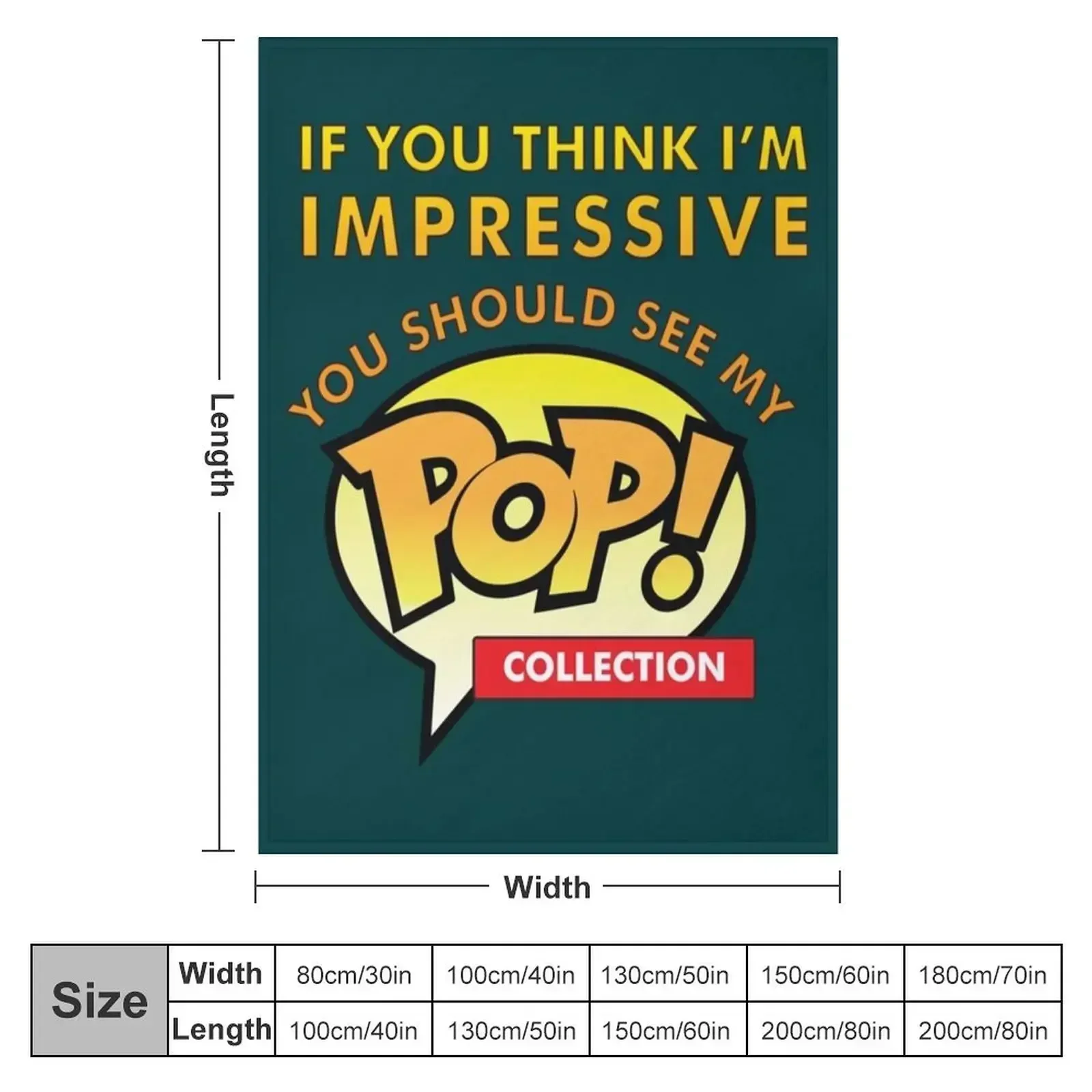 YOU SHOULD SEE MY POP! COLLECTION Throw Blanket Decorative Beds manga Blankets