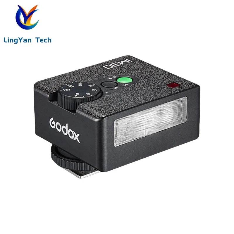 Godox iM30 iFlash Mini Flash for Ricoh GR3 Sony Mirrorless Film Cameras Hot Shoe Compatible 7 Power Levels 13 Brightness Setting