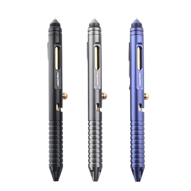 Praktische Tactical Pen Wolfram Stahl Glas Breaker Selbstverteidigung Taktische Überleben Stifte Multifunktions Messing Pfeife Verteidigung Stift