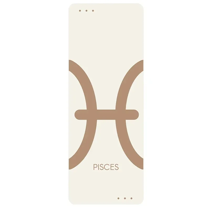 

YTYIN Hot Selling Professional Custom Eco Friendly Personalized Sports Non-slip Pisces Printed Pu Yoga Mat