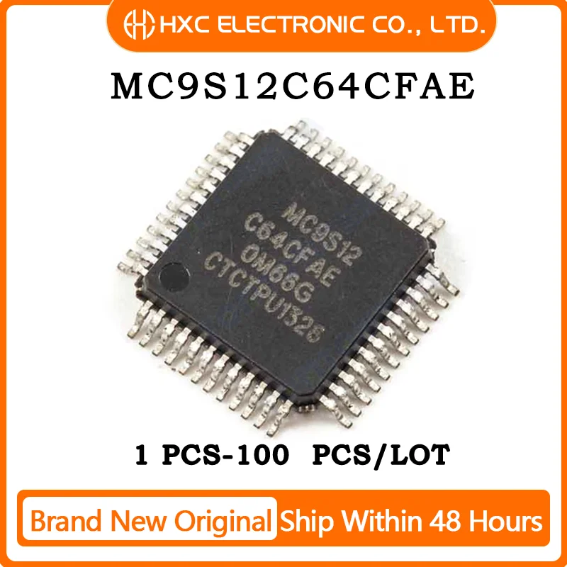 

1-5PCS MC9S MC9S12C64 MC9S12C64CFAE QFP48 NEW Original