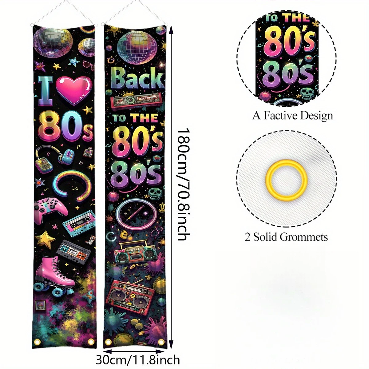 Two retro 80s game-themed part - đánh giá và giá Retro Gaming Banner