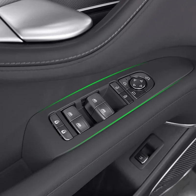 

For BYD SEALION 7 EV 2024-2026 LHD Car ABS Interior Gear Panel Sequins Inner Windows Lift Panel Steering Wheel Rear Outlet Frame