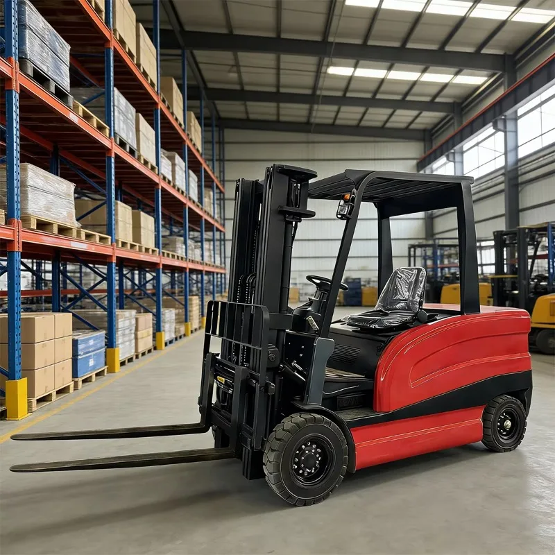 Customized CPD20L Mini Electric Forklift 1-5 Ton Lifting 3-7m Solid Tire Battery-Powered With Two-Stage Mast
