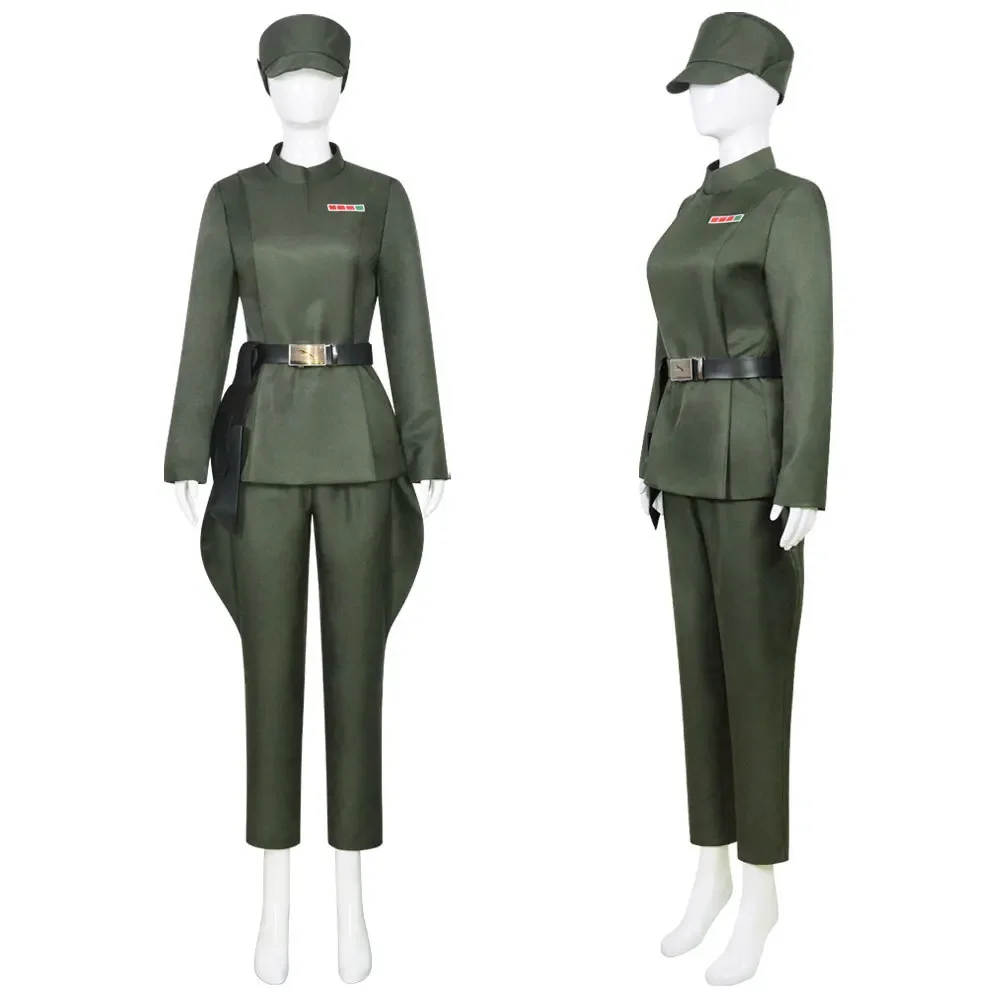Movie Women Imperial Officer Cosplay Costume Halloween Wars Galactic Empire Wan Kenobi Military Uniform Cosplay Uniform Suit