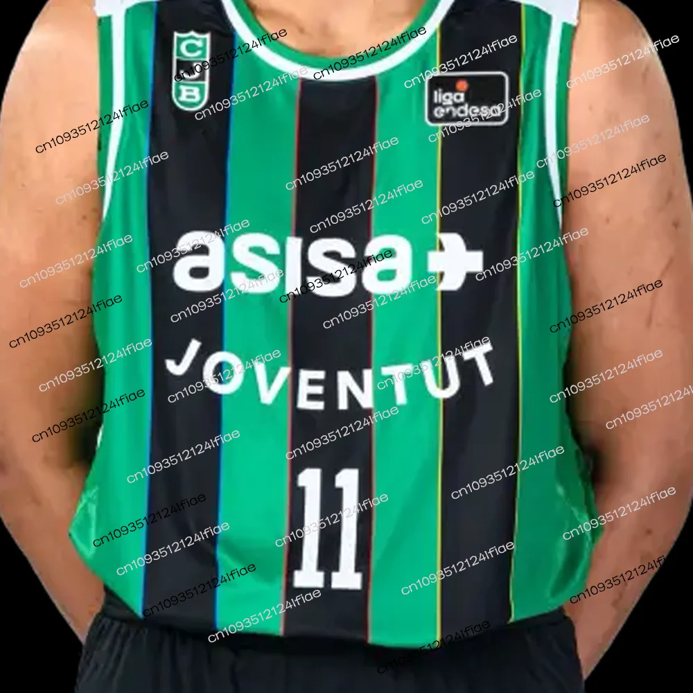 25/26 Spain Joventut Badalona Basketball Game Jersey Vest  Kids Basketball Sports vest Fan specific basketball jersey kit
