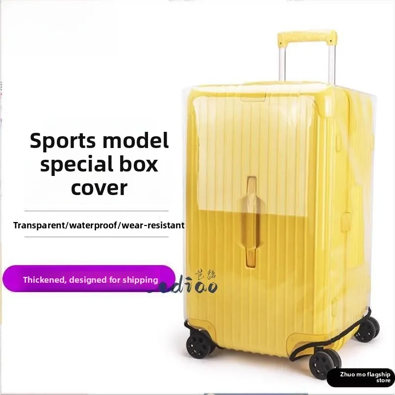 

Прозрачный защитный чехол для чемодана, водонепроницаемый, пылезащитный, для путешествий, прозрачный чехол для ручной клади