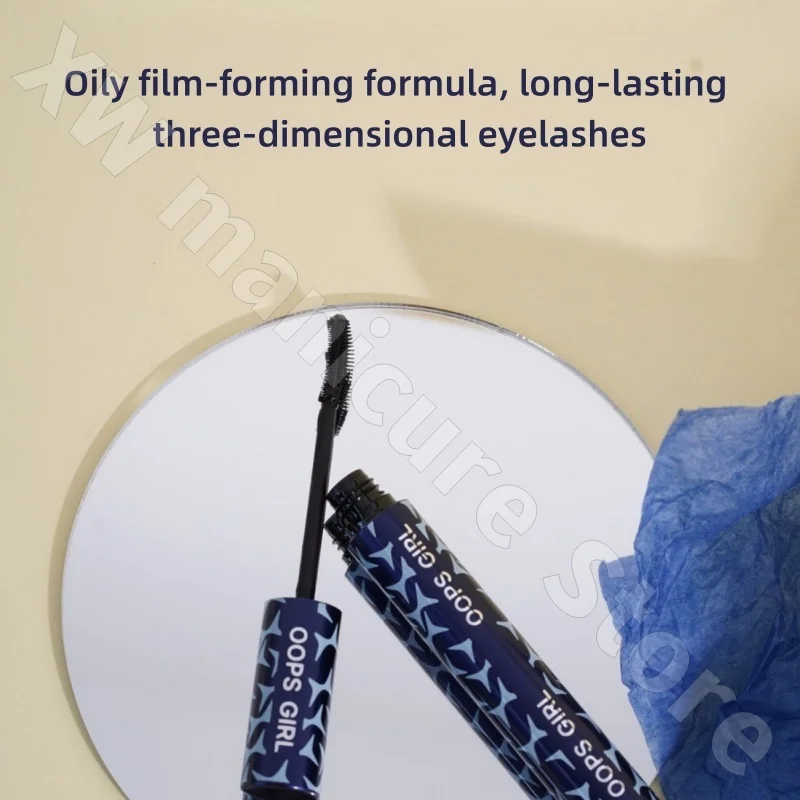OOPS GIRL Thick and Long Mascara, Long-lasting, Waterproof and Sweat-proof, Naturally Thick and Curling Without Smudging