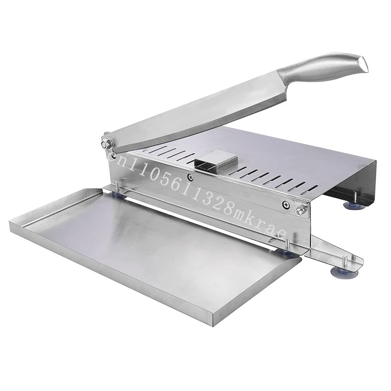 

New high-quality stainless steel frozen meat cutter for restaurant meat processing Household manual bone cutter