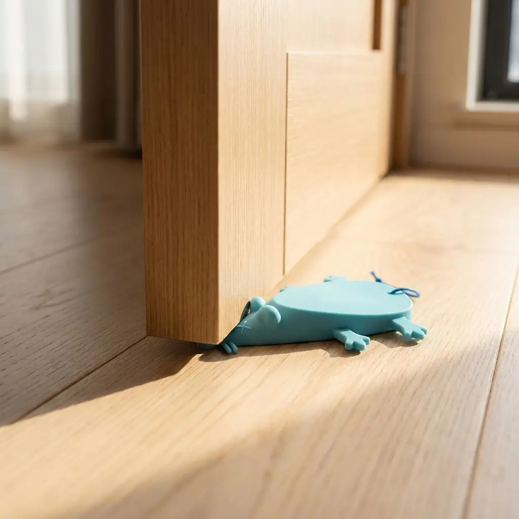 Mouse Shaped Silicone Door Stop Cute Cartoon Door Stopper Creative Anti-collision Door Wedge