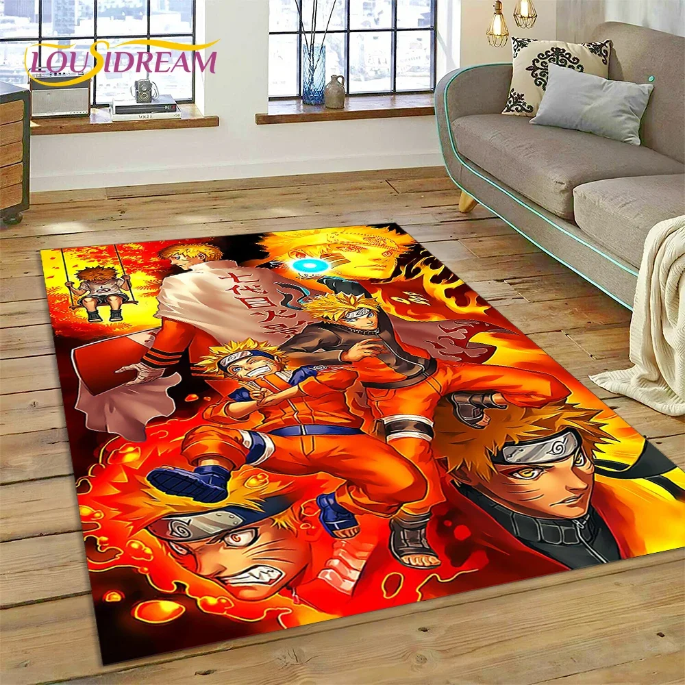 Cartoon 3D I-Itachi Japan Anime Carpet Rug for Living Room Bedroom Home Sofa Decoration,Kids Play Area Rug Non-slip Floor Mat