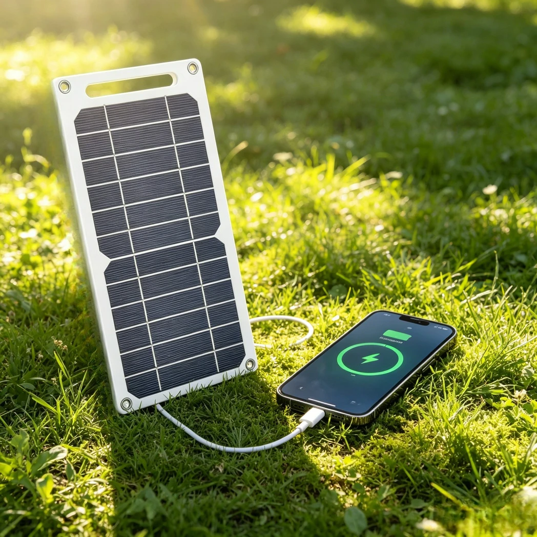 NOUVEAU Panneau Solaire 5V USB Chargeur Solaire Portable à Tension Stabilisée pour Téléphone, Batterie Externe, Camping en Plein Air, Camping-car, Maison, Usage Quotidien, Cadeau