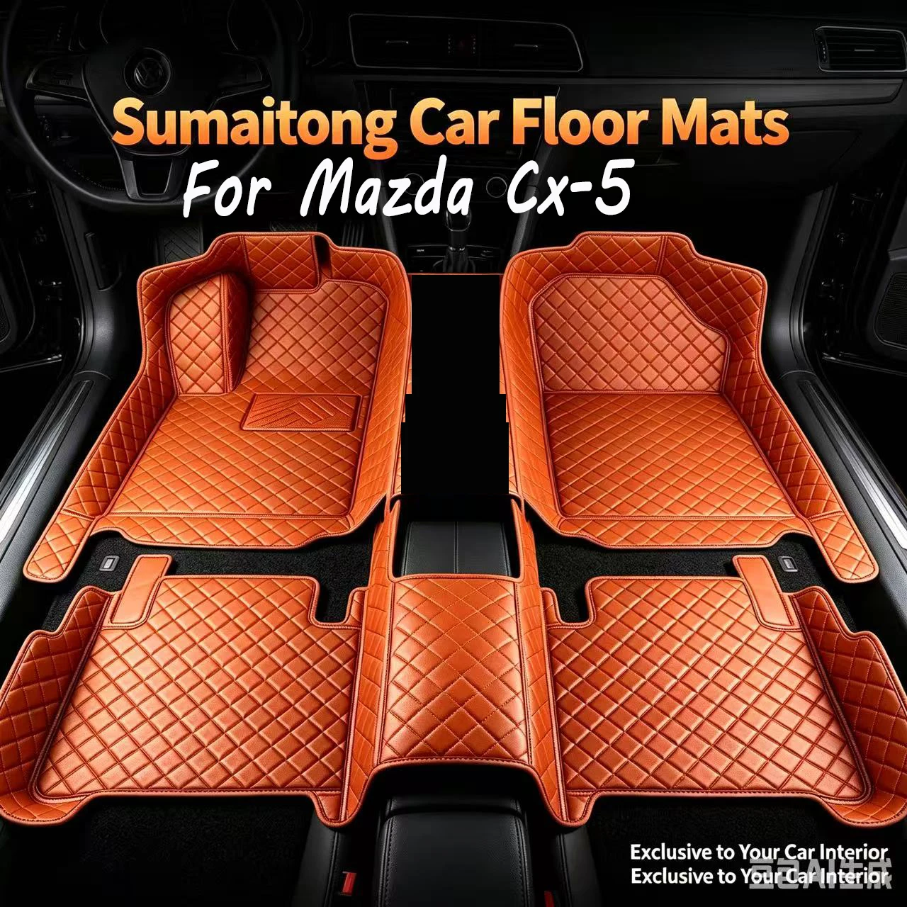 

Carpets For Mazda Cx-5 cx5 2016 2015 Car Floor Mats Waterproof Anti Dirty Protector Covers Rugs