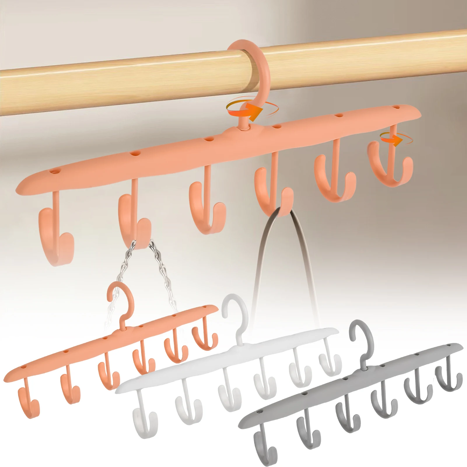 Tank Tops Hangers with 12 Hooks Outdoor Drying Rack Clothes Hangers for Home Bathing Suit Ties Use