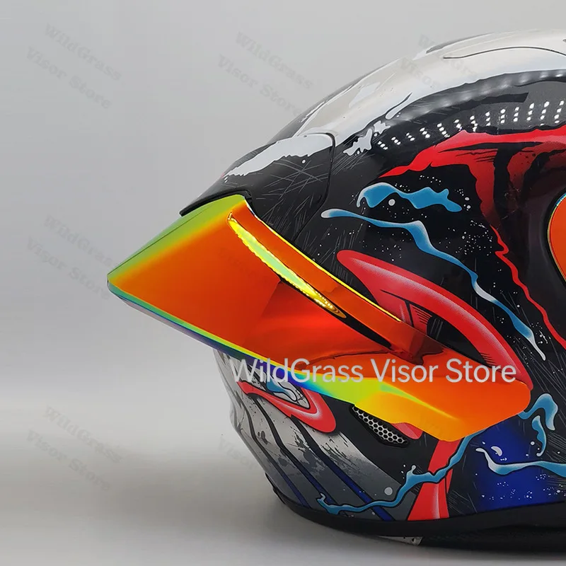 For HJC RPHA 11 HJ26 Attachment Motorcycle Helmet Spoiler Motorcycle Helmet Spoiler Rear Wing Air Duct Aerodynamic Racing