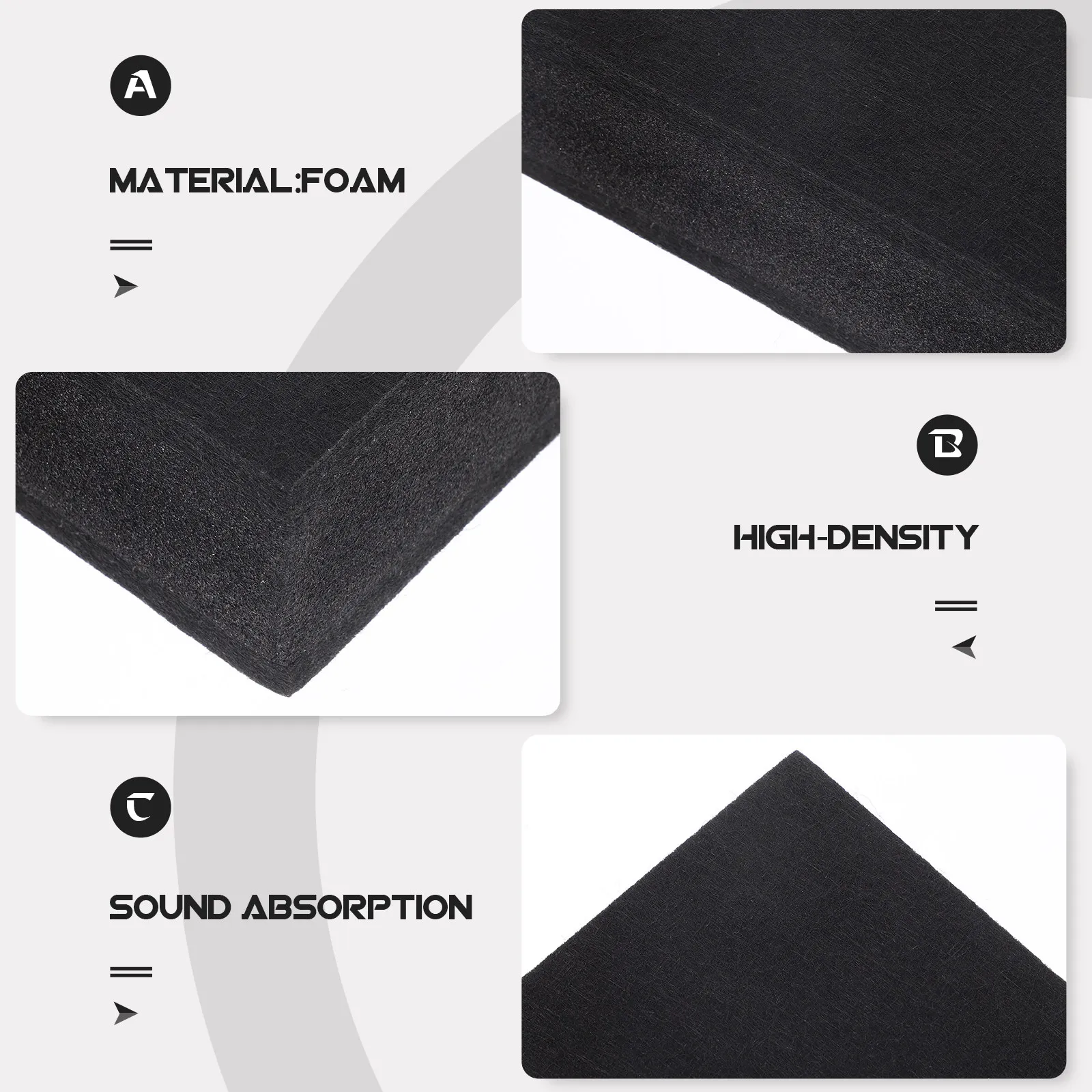 

Звукоизоляционная подставка для студийных мониторов, звукопоглощающие акустические панели из пеноматериала, подставка для сабвуфера, шумоизоляция