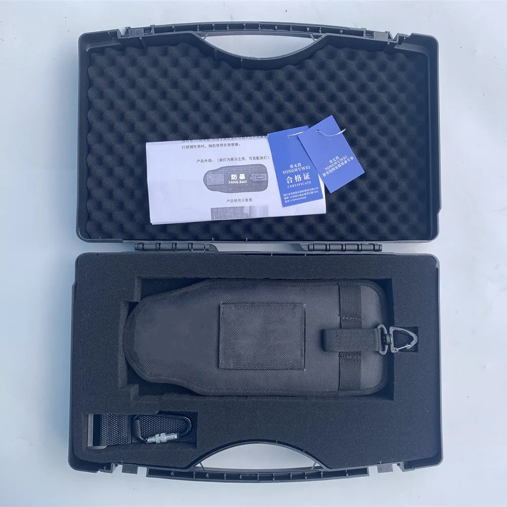 Stab-Proof Shield Self Defense Antiriot Shield With PE Soft  Plate Personal Security Protection Equipment Lightweight Foldable