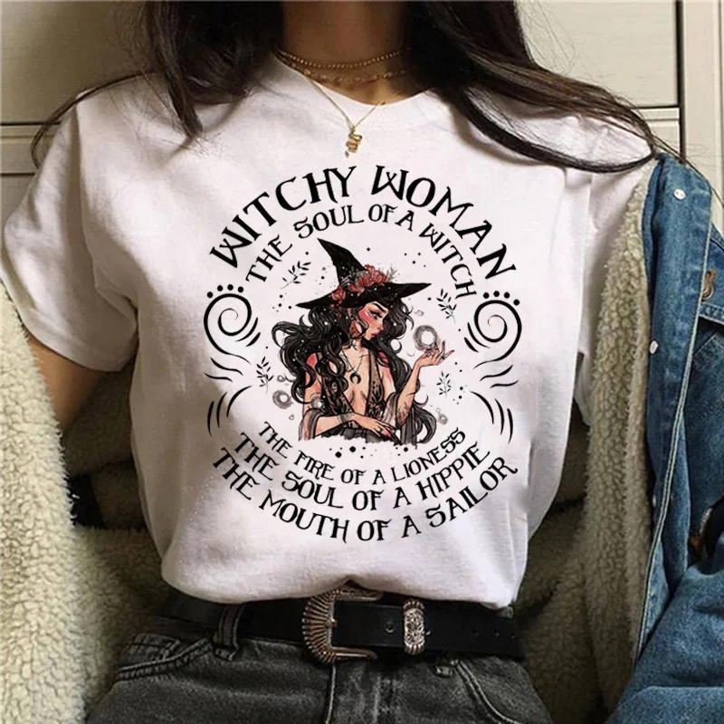 

Witch Magic top women Japanese graphic streetwear top female harajuku comic 2000s clothes