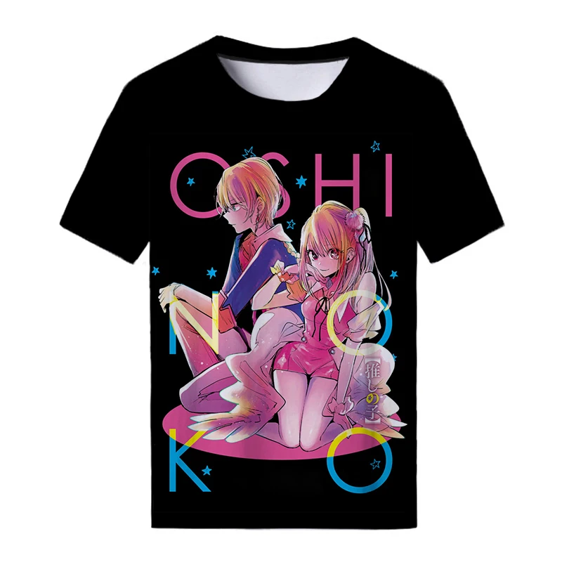 Japan Anime Niedliches Mädchen 3D-Druck Sport Schnelltrocknend Atmungsaktiv Herren T-Shirt Harajuku Outdoor Street Eltern-Kind Kurzarm-Kleidung – Detail 12