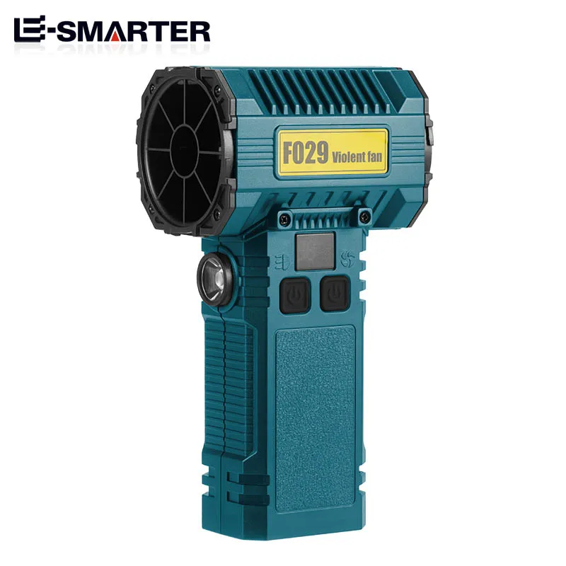 Ventilador violento de emergência para sopro de neve, portátil, carregamento usb, turbina, sucção, dupla finalidade, remoção de poeira