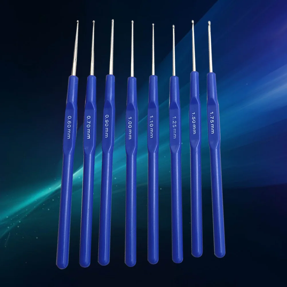 

8Pcs Premium Knitting Needles Set Smooth Stainless Steel Ergonomic Design Hand Fatigue Avoidance Gift Knitting Needles