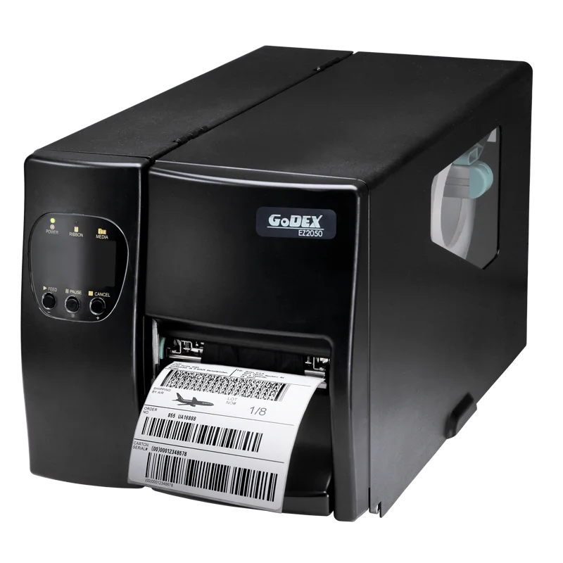 Godex EZ2050 Mid-Range Industrial Thermal Label Barcode Printer 203dpi Resolution USB/Ethernet Interface Max Paper Width 104mm