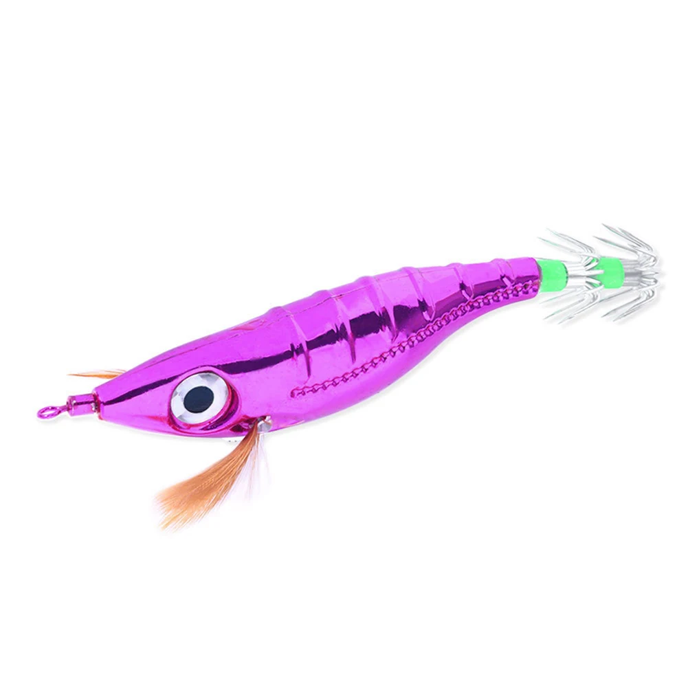 Shrimp Lure Fishing Bait Luminou Ideal Choices For Fishing Enthusiasts 8.6g ABS Purple Red Silver 10cm Practical