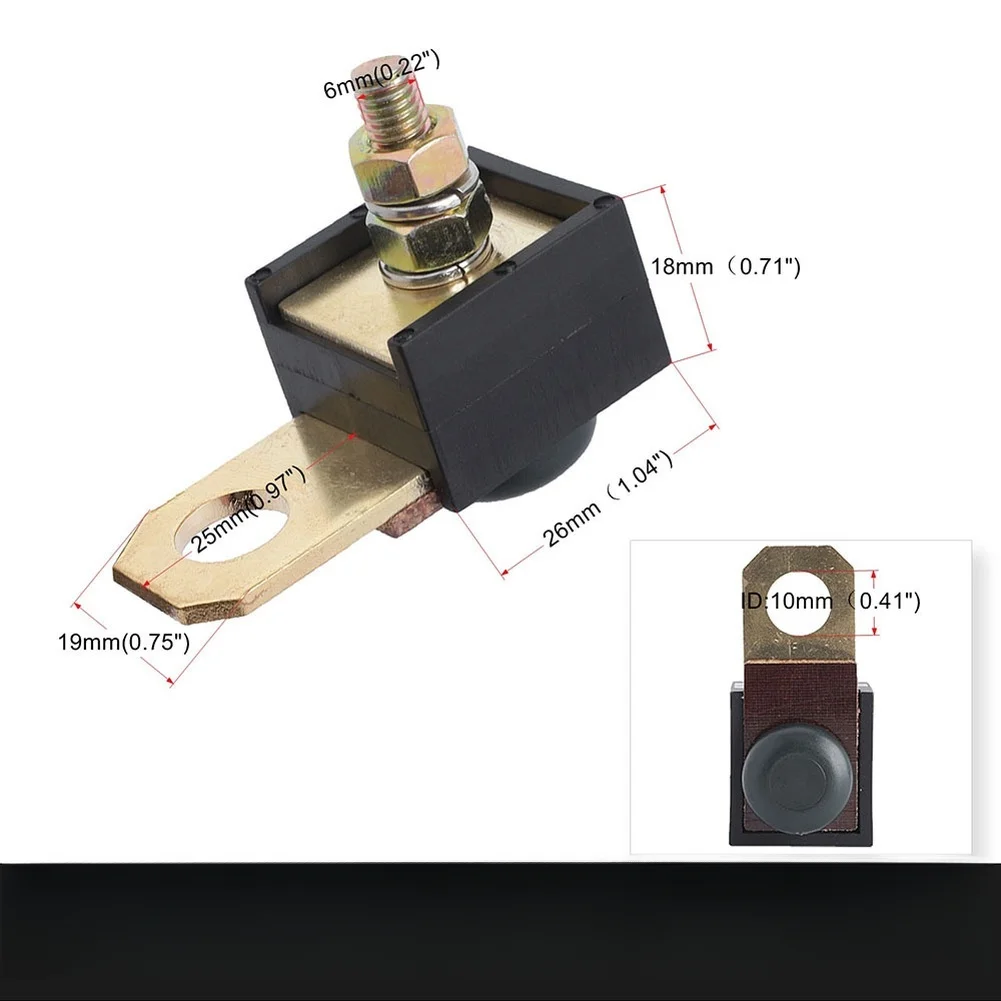 Black 6*5*3cm 90 Amp Fuse Assembly For Marine Engines 3 0L 4 3L 5 0L 5 7L 6 2L Engines Starter Replacement Car Accessories